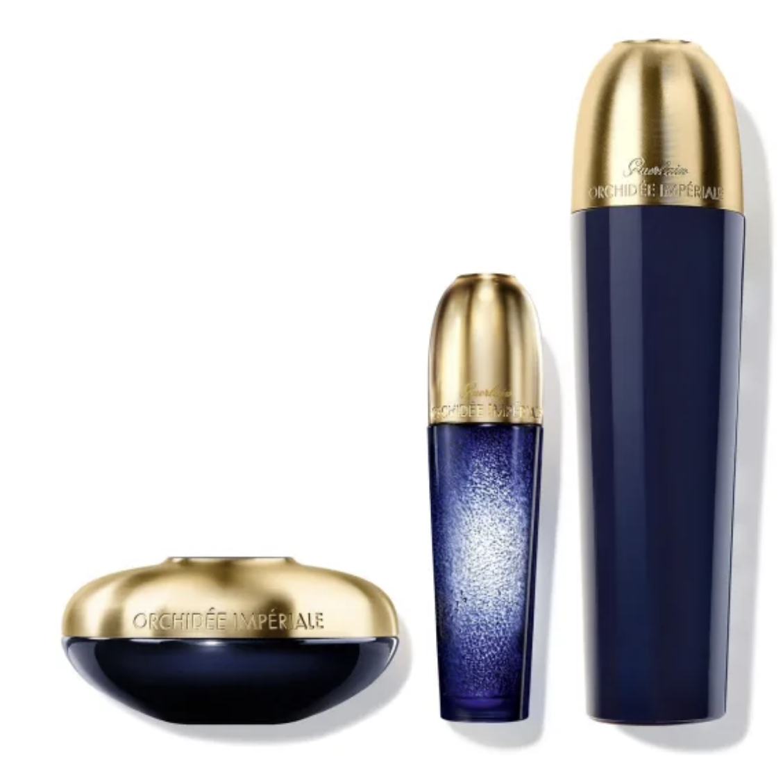 Orchidee Imperiale The Imperial Trilogy: Day Cream, Micro-lift Serum, Essence-in-lotion 205ml kapak resmi